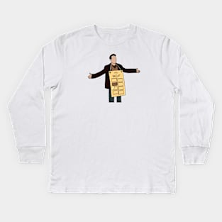 Hanging Chad Halloween Costume Kids Long Sleeve T-Shirt